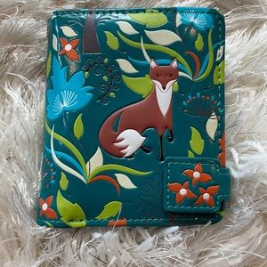 Vegan Wallet with Forest Fox Motif